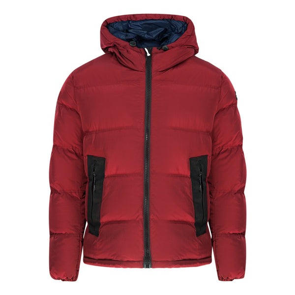 Champion Branded Red Hooded Padded Jacket 214881 RS501